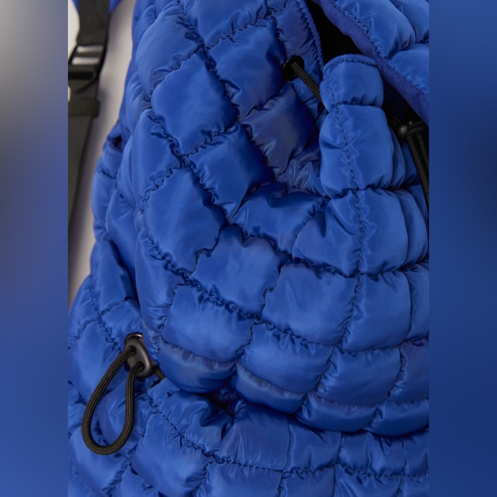 NWT Free People Movement Quilted Hiker Backpack In Athletic Blue - Picture 4 of 7